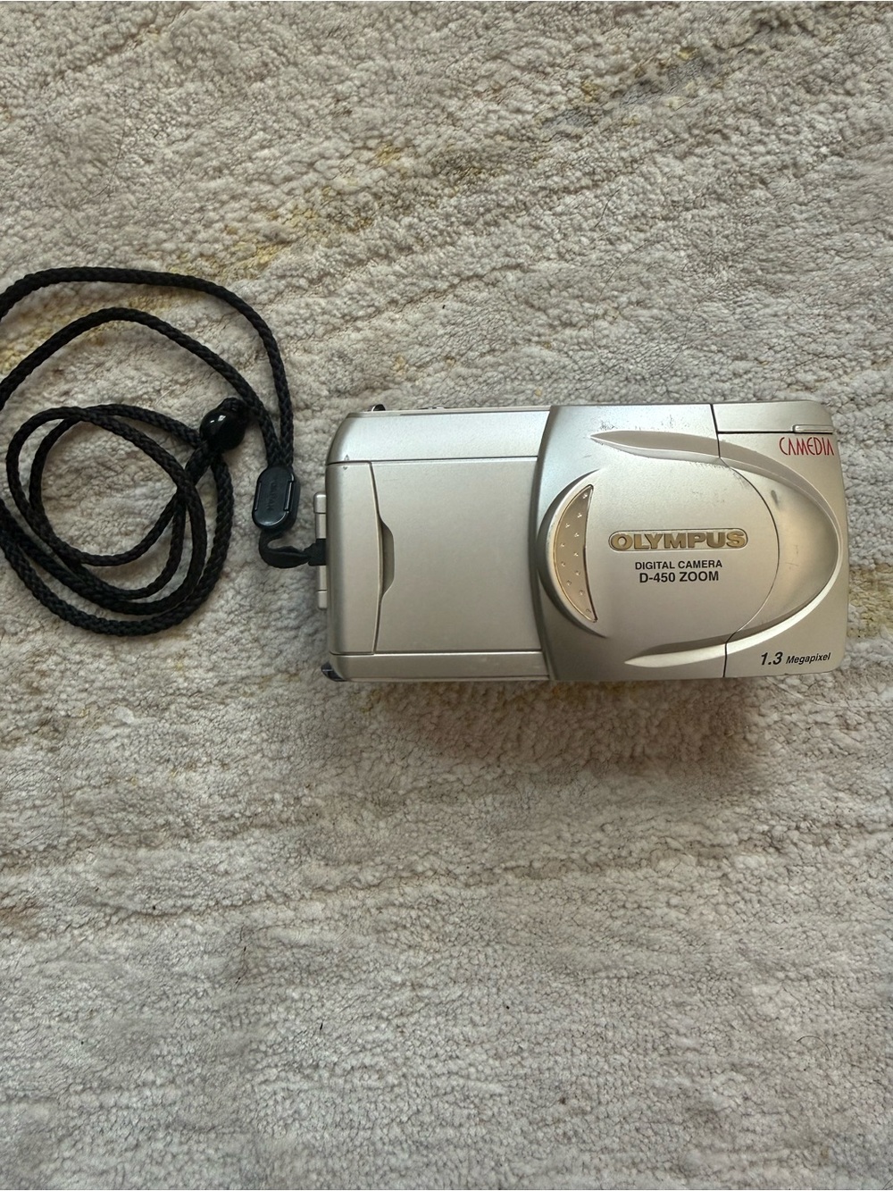Olympus Camedia D-450 Zoom 1.3MP Vintage Digital Camera Y2K Digicam Untested